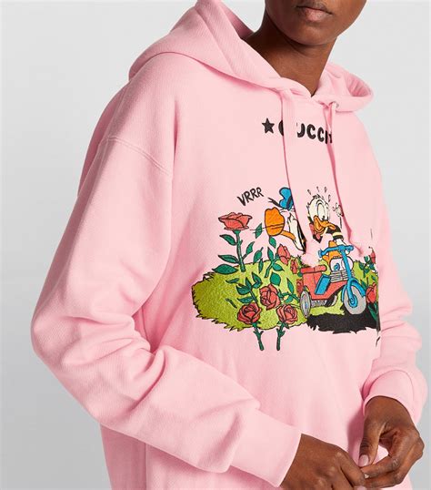 gucci hoodie disney|gucci donald duck hoodie.